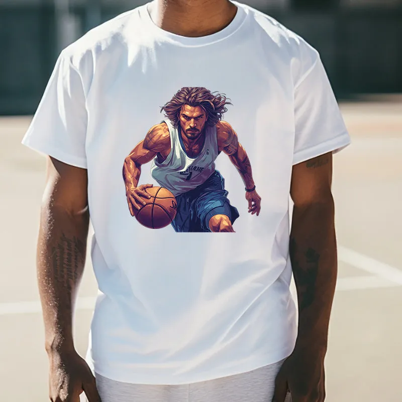 Basketball Warrior Slam Dunk Player Men's T-Shirt sold by Shopnova