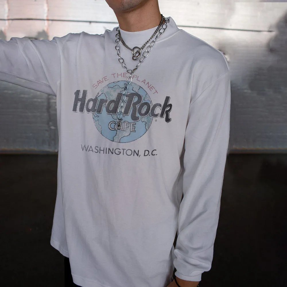 Alphabet Graphic Print Loose Casual Men's Long Sleeve T-Shirt-A sold by Shopnova