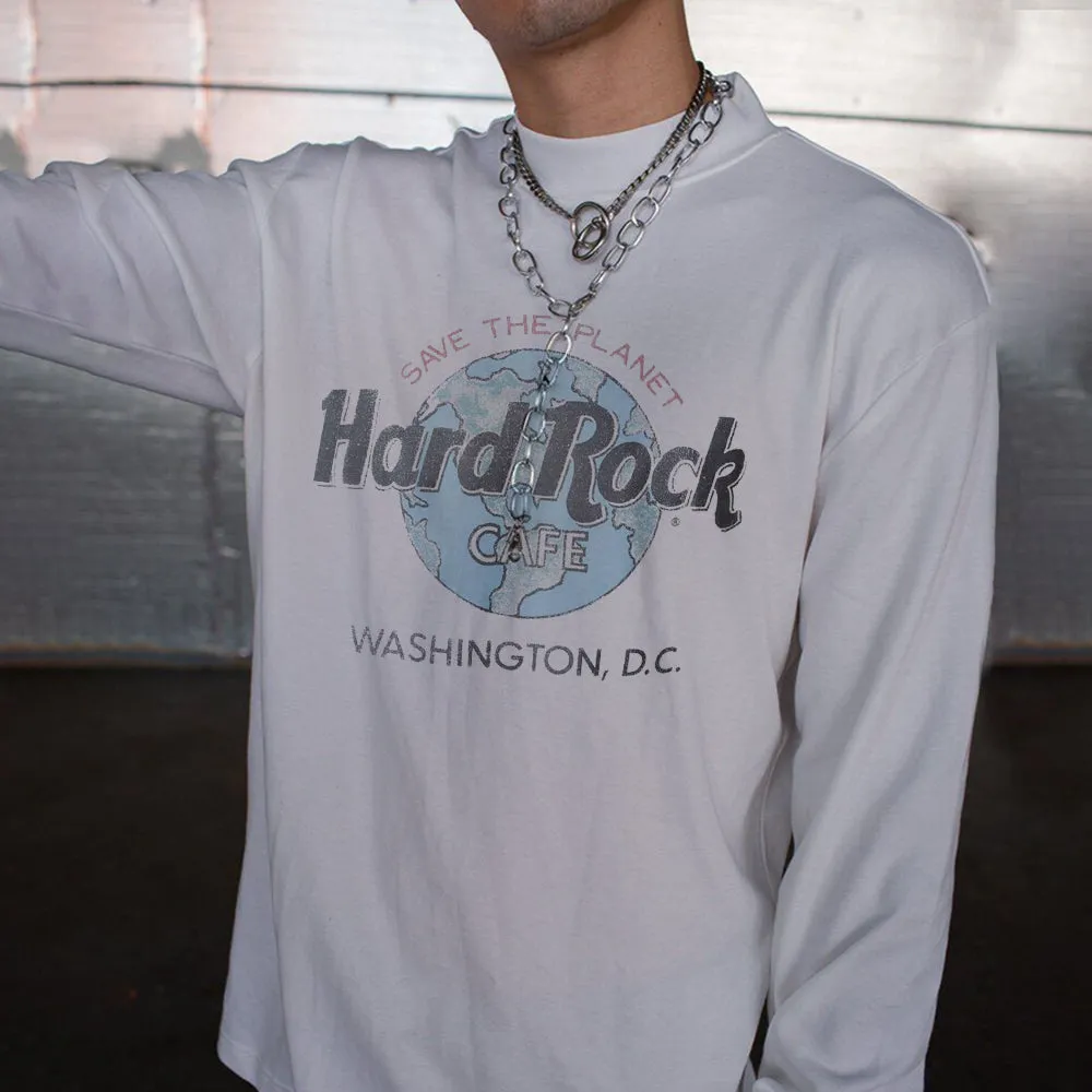 Alphabet Graphic Print Loose Casual Men's Long Sleeve T-Shirt-A sold by Shopnova product image thumbnail 2