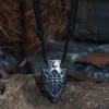 Men's Viking Odin Rune Arrowhead Necklace sold by Shopnova