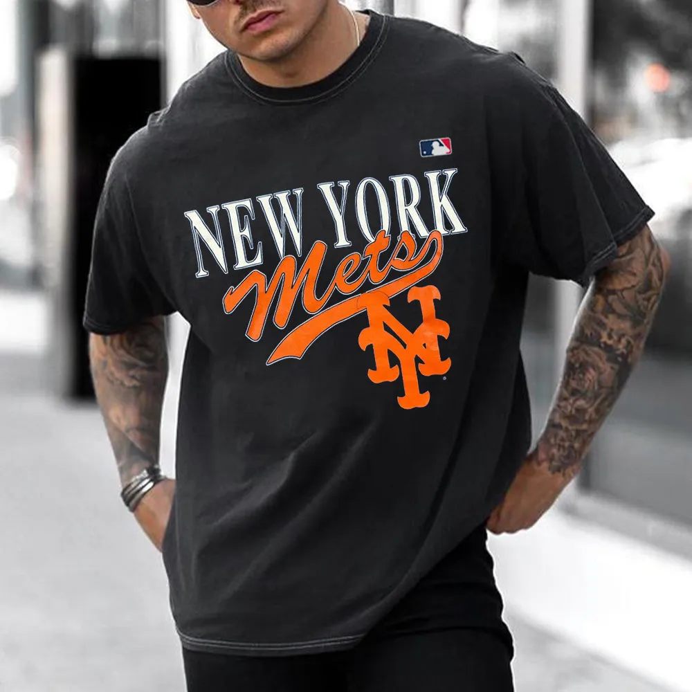 New York Mets Men's Casual T-Shirts sold by Shopnova product image thumbnail 3