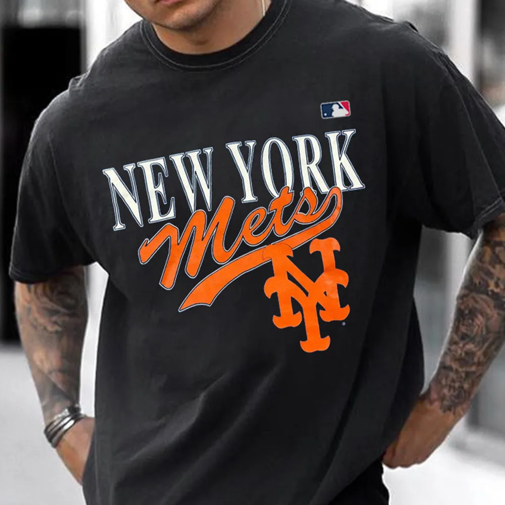 New York Mets Men's Casual T-Shirts sold by Shopnova product image thumbnail 2
