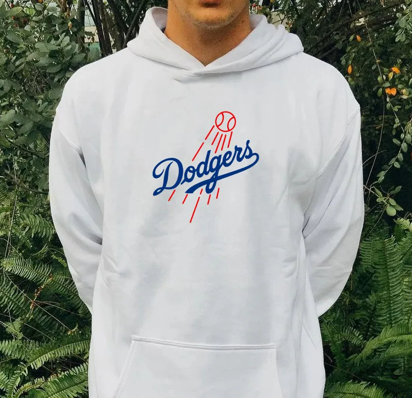 Los Angeles Dodgers Baseball Men's Fleeced Hoodie sold by Shopnova