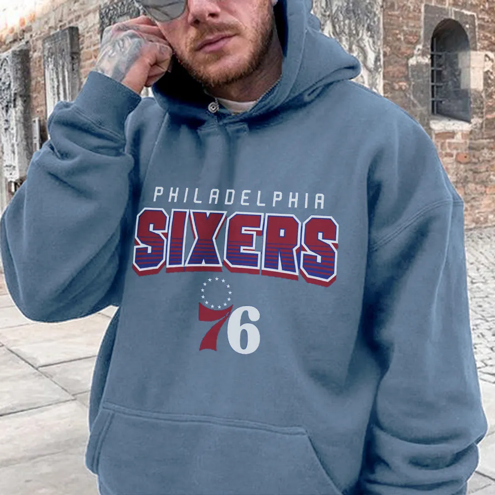 Sixers 76 Basketball Men's Sports Hoodies sold by Shopnova product image thumbnail 2