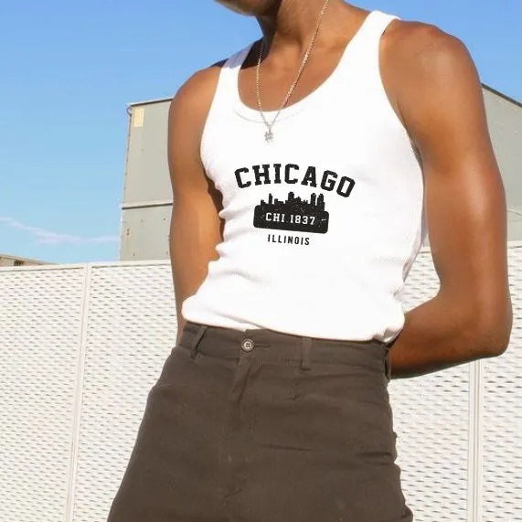 NOVAROPA™ Chicago 1837 Men's Tank Top sold by Shopnova product image thumbnail 2