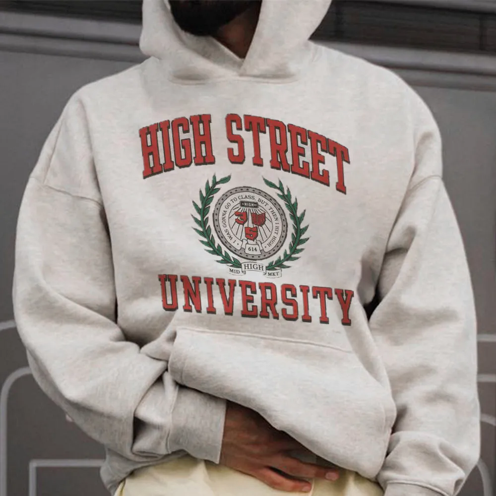 High Street Universiy Men's Casual Hoodies sold by Shopnova product image thumbnail 2