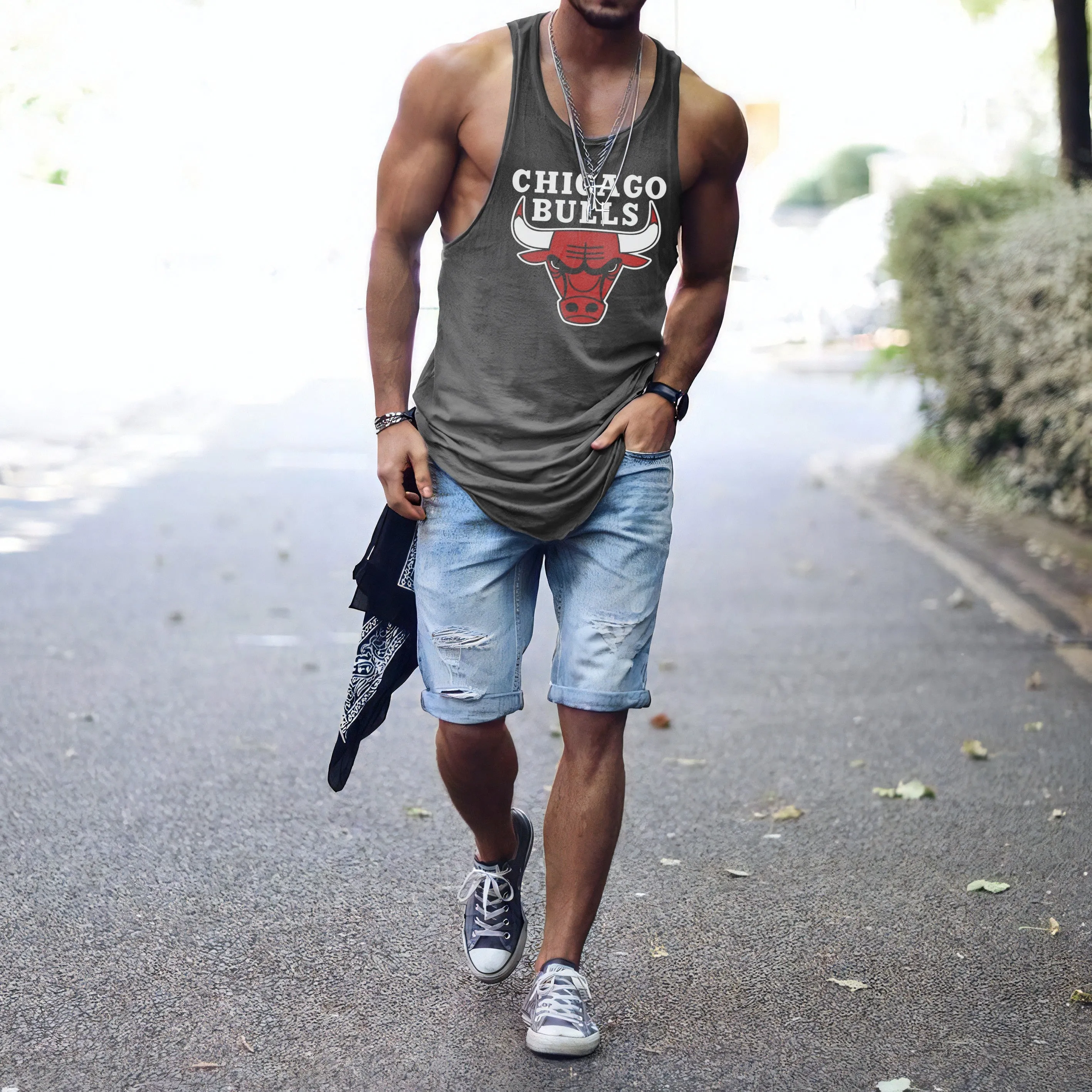 Clearance-Bulls Men's Tank Top-2XL sold by Shopnova product image thumbnail 2