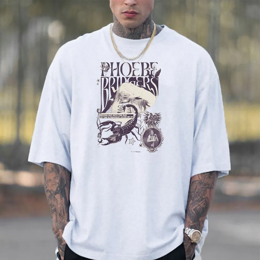 Scorpio Graphic Print Loose Casual Men's T-Shirt sold by Shopnova