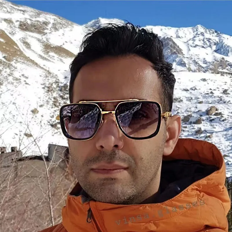 Big Frame Trend Steampunk Men's Sunglasses made by Shopnova