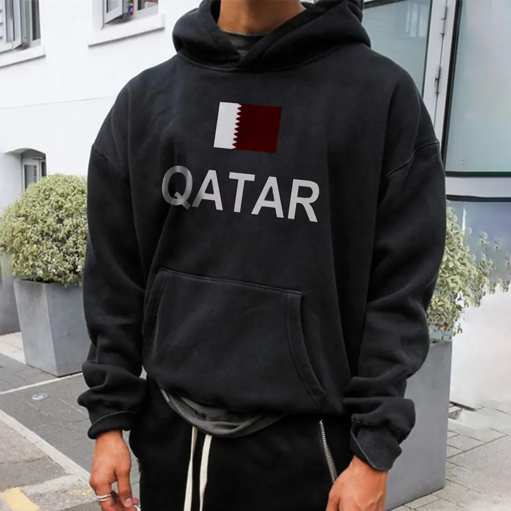 Qatar 2022 FIFA World Cup Men's Fleece Hoodie 320g sold by Shopnova