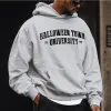 Halloween Alphabet Graphics Casual Men's Hoodie Sweatshirt sold by Shopnova