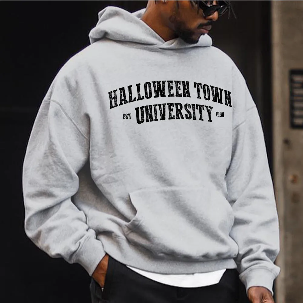 Halloween Alphabet Graphics Casual Men's Hoodie Sweatshirt sold by Shopnova product image thumbnail 2