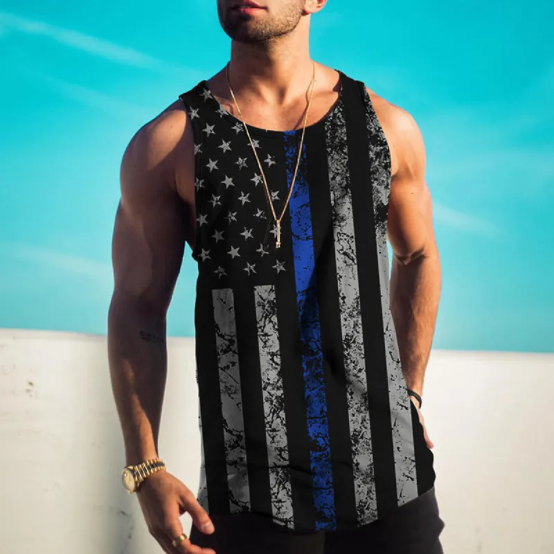Trendy Personality Street Casual Pattern Vest sold by Shopnova
