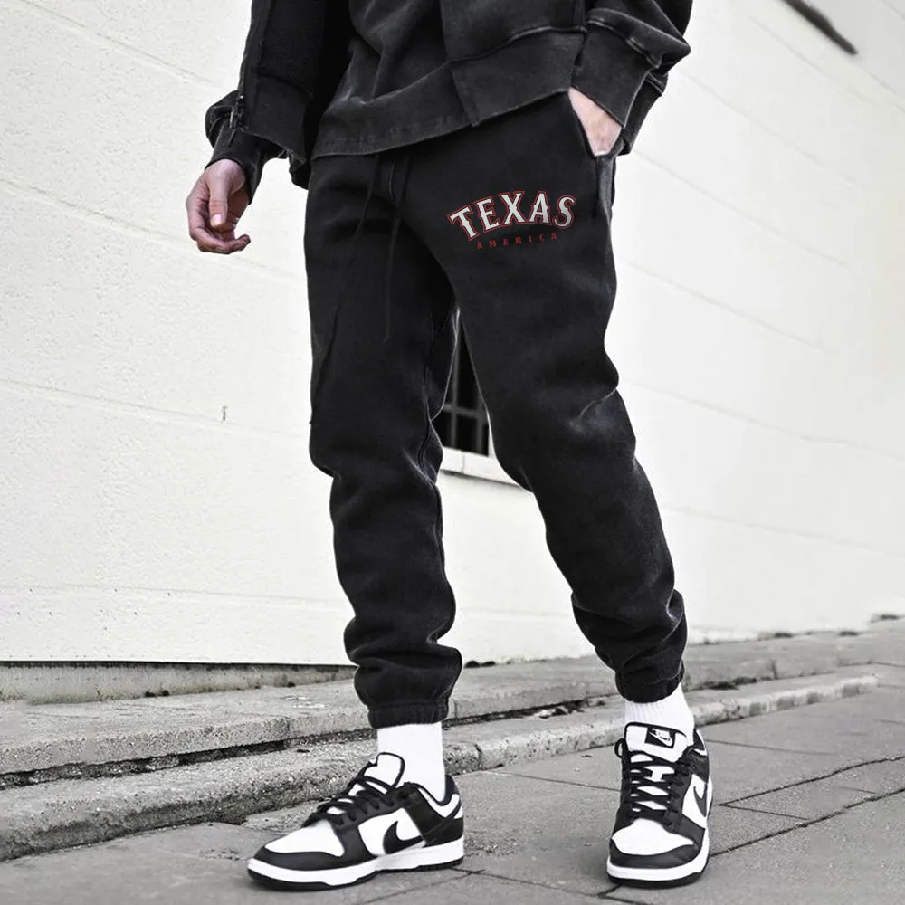 Texas Men's Casual Streetwear Sweatpants sold by Shopnova product image thumbnail 2