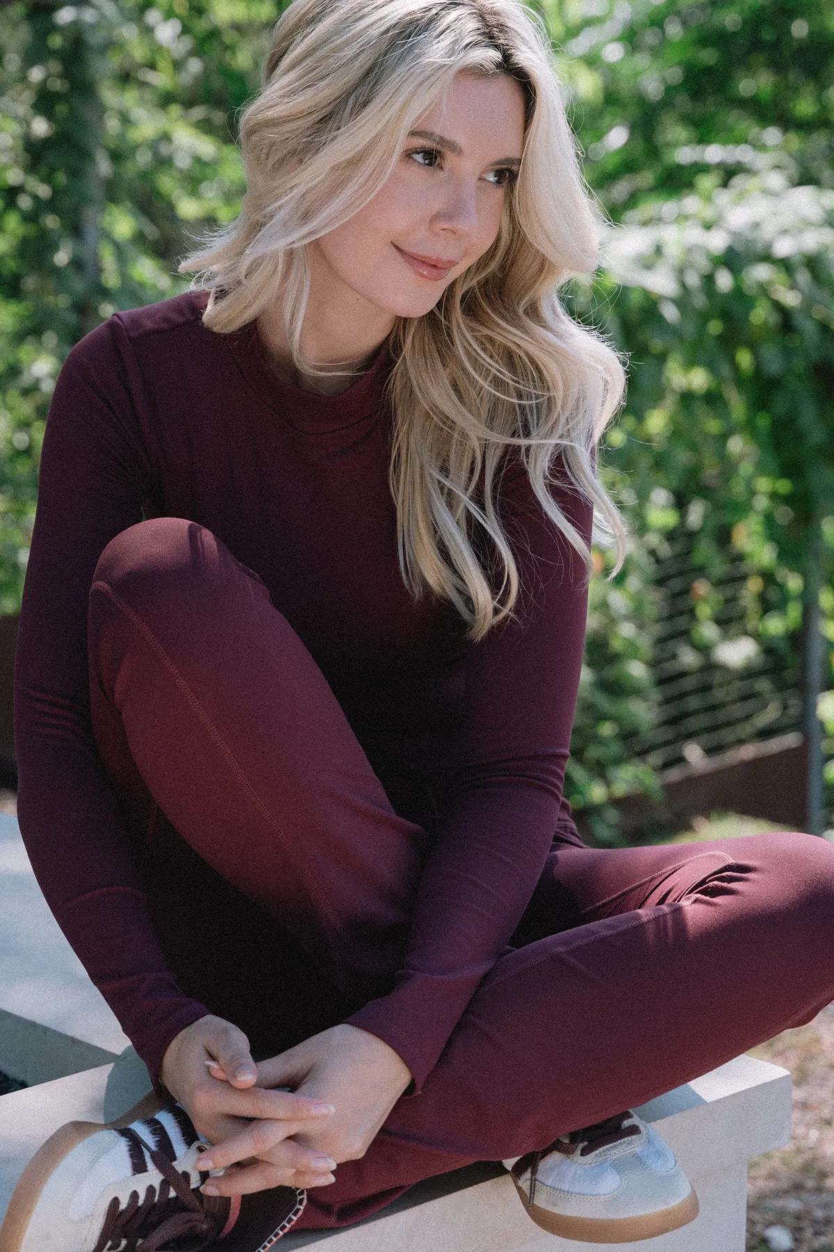 BrushTech Mock Neck Long Sleeve sold by Sierra Madre Golf