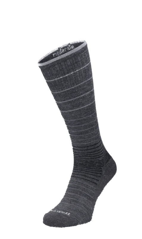 Circulator Women Moderate Compression Socks Charcoal sold by Sockwell