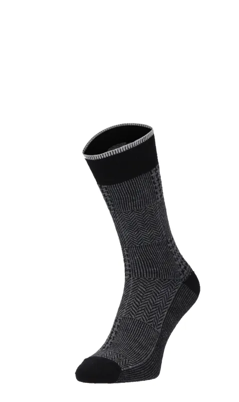 Haberdashery Men’s Socks Black sold by Sockwell