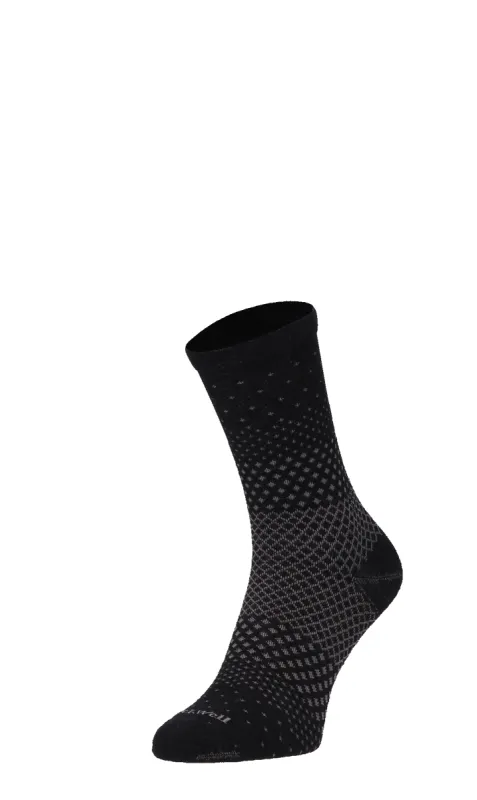 Plantar Ease Crew Women Heel Spur Socks Black sold by Sockwell
