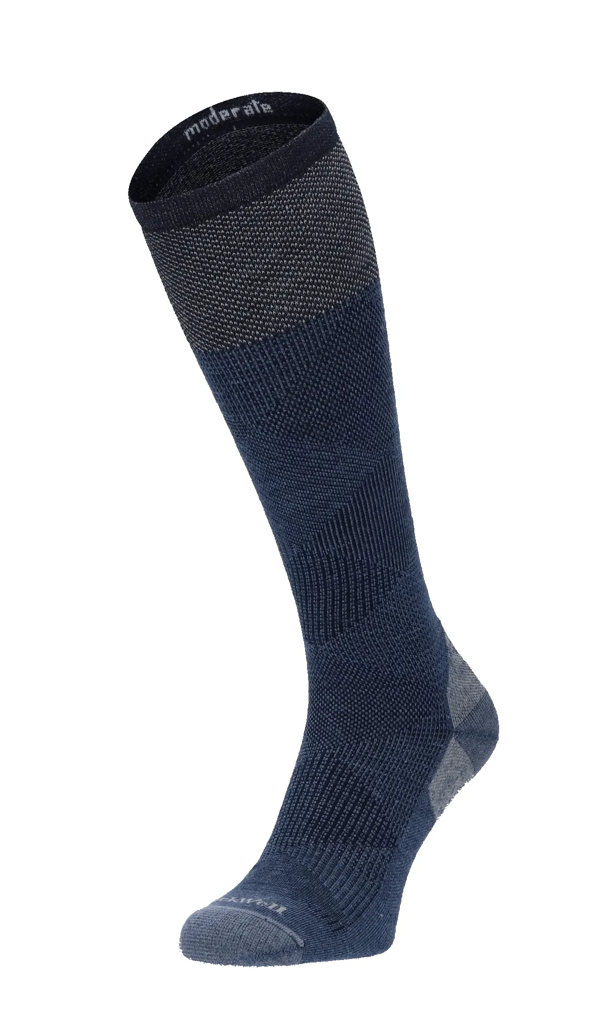 Diamond Dandy Men Moderate Compression Socks Denim sold by Sockwell