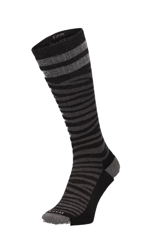 Tigress Women Firm Compression Socks Black sold by Sockwell