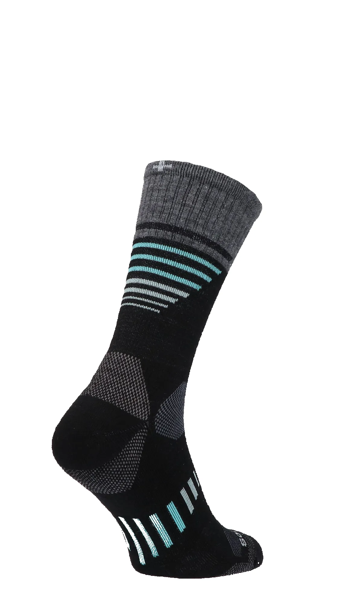Ascend II Crew Women Compression Hiking Socks Black sold by Sockwell product image thumbnail 4