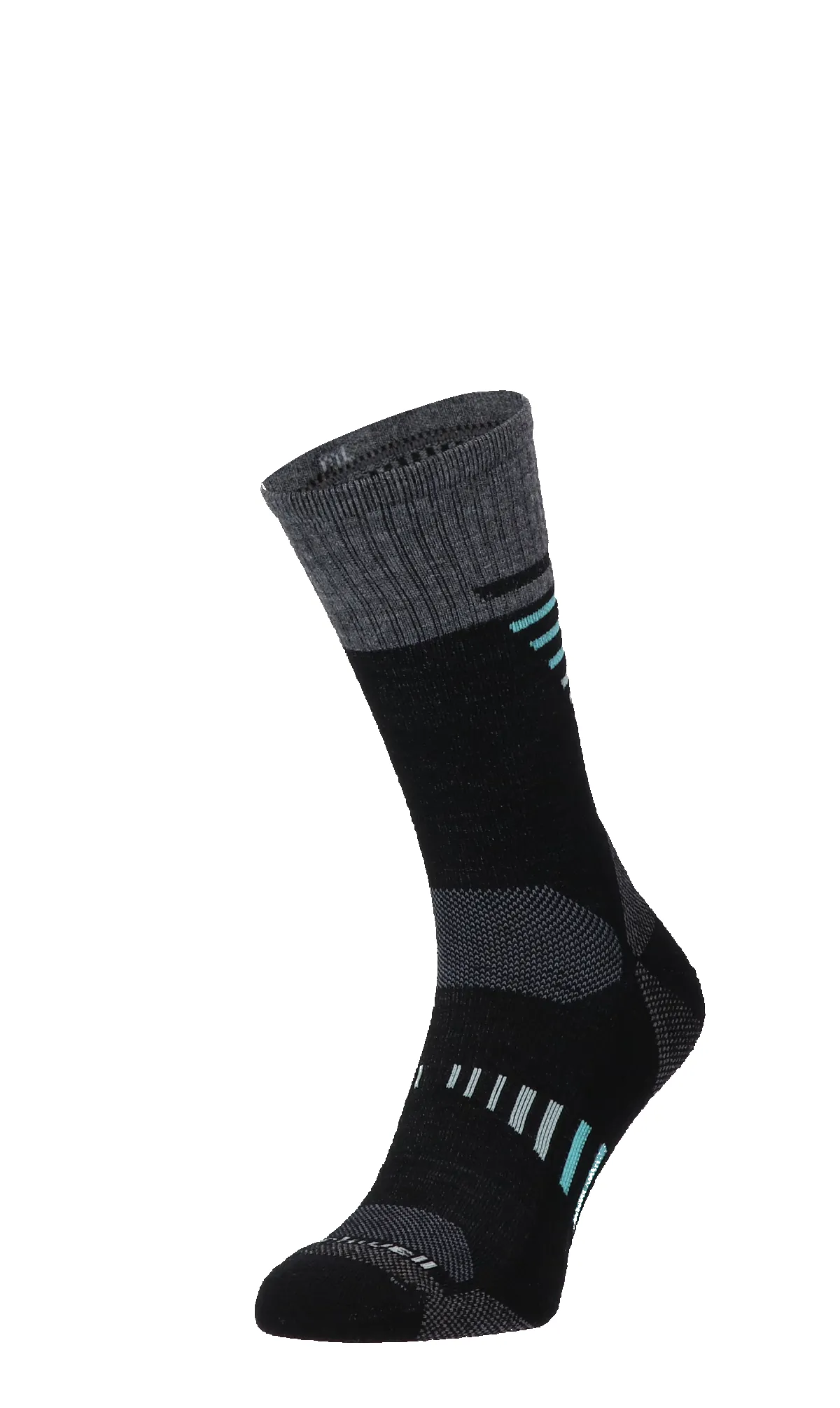Ascend II Crew Women Compression Hiking Socks Black sold by Sockwell