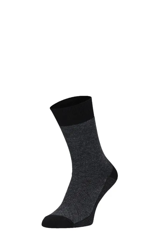 Fiber Optics Men’s Socks Black sold by Sockwell