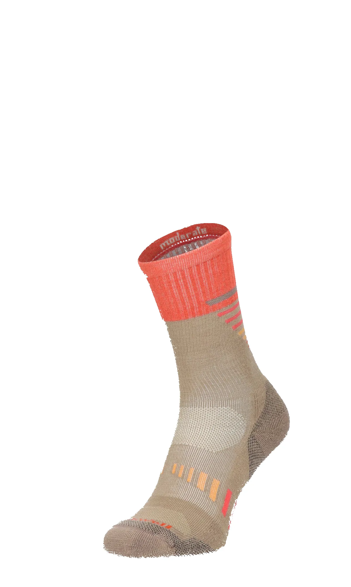 Ascend II Crew Women Compression Hiking Socks Khaki sold by Sockwell