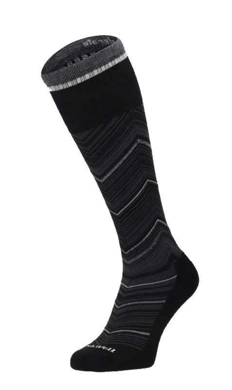 Full Flattery Women Moderate Compression Socks Black sold by Sockwell