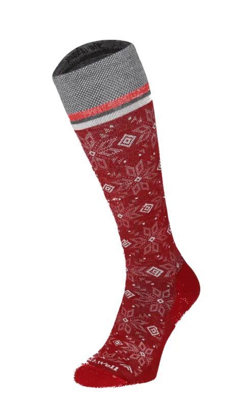 Winterland Women Moderate Compression Socks Ruby sold by Sockwell