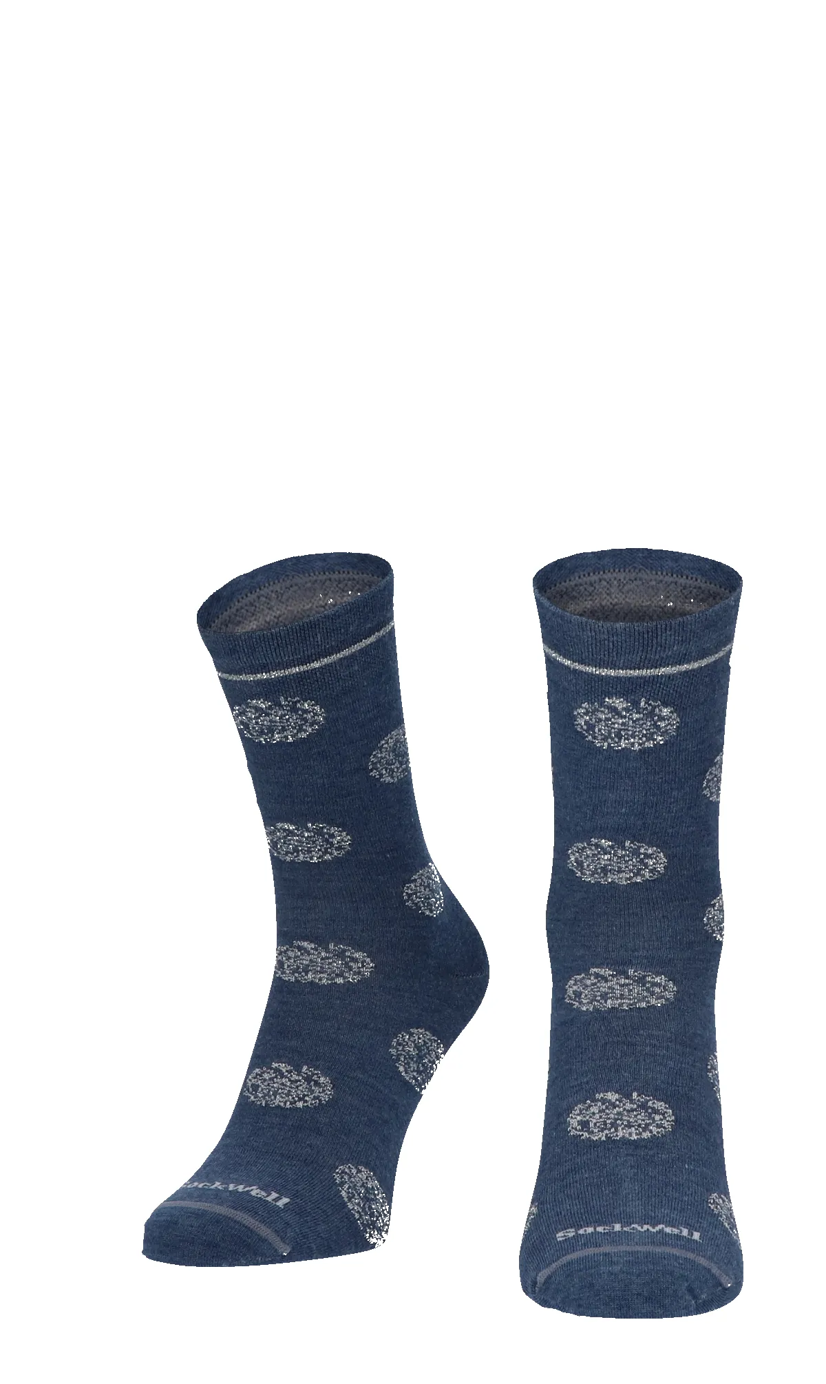 Sparkle Spray Women’s Socks Denim sold by Sockwell product image thumbnail 2