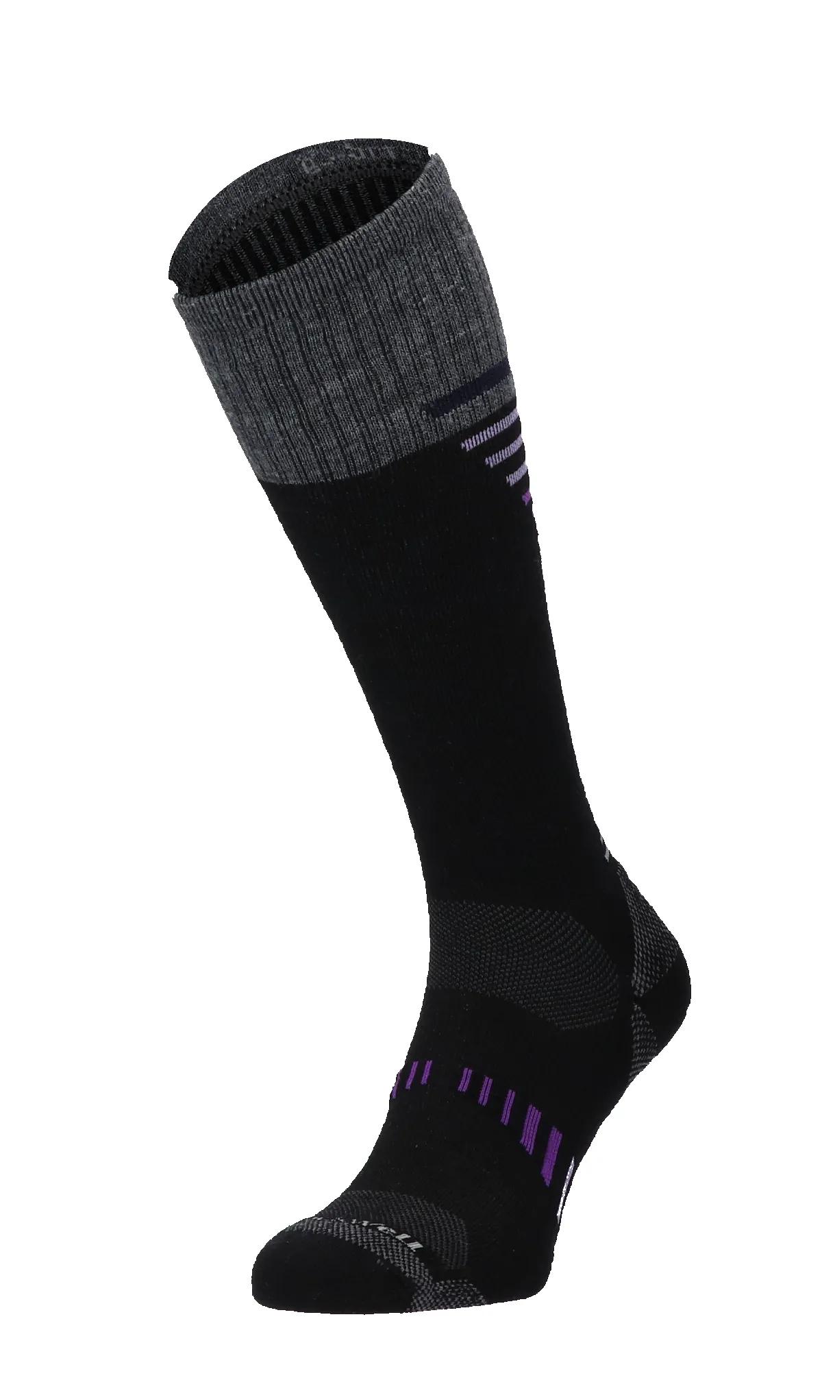 Ascend II Women Compression Hiking Socks Black sold by Sockwell