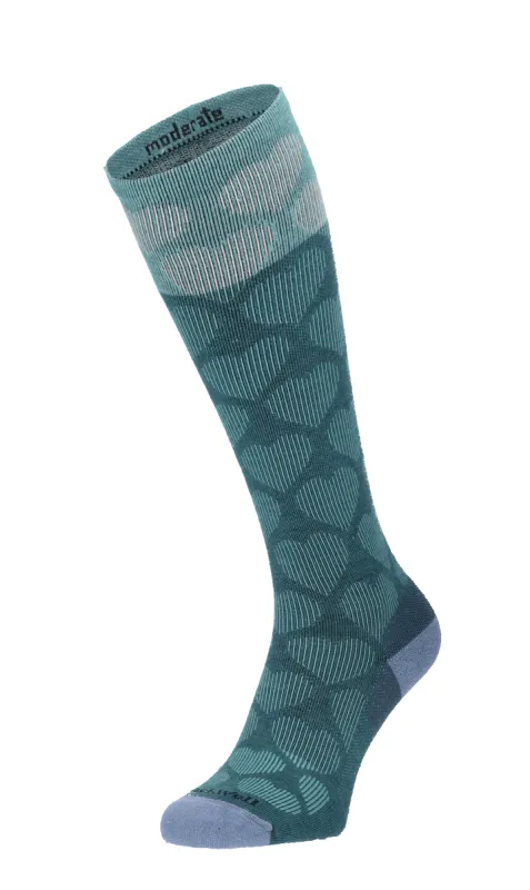 Heart Throb Women Moderate Compression Socks Blue Ridge sold by Sockwell