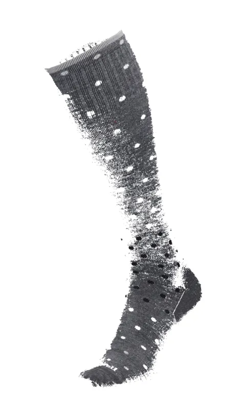 On The Spot Women Moderate Compression Socks Charcoal sold by Sockwell
