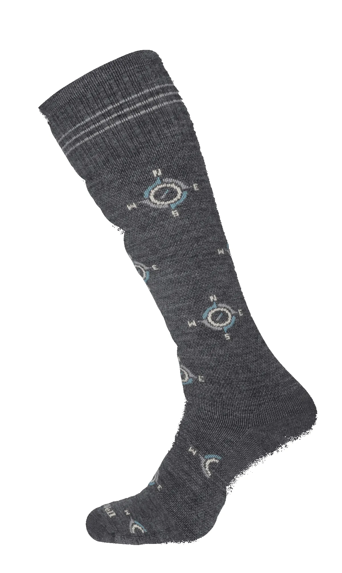 The Guide Men Firm Compression Socks Charcoal sold by Sockwell product image thumbnail 3