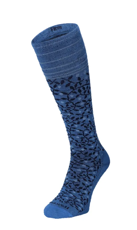 New Leaf Women Firm Compression Socks Ocean sold by Sockwell