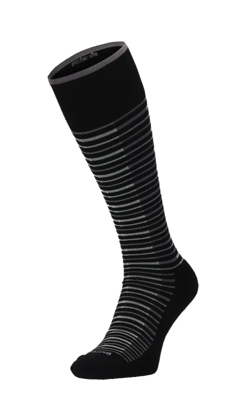 Featherweight Flair Women Moderate Compression Socks Black sold by Sockwell