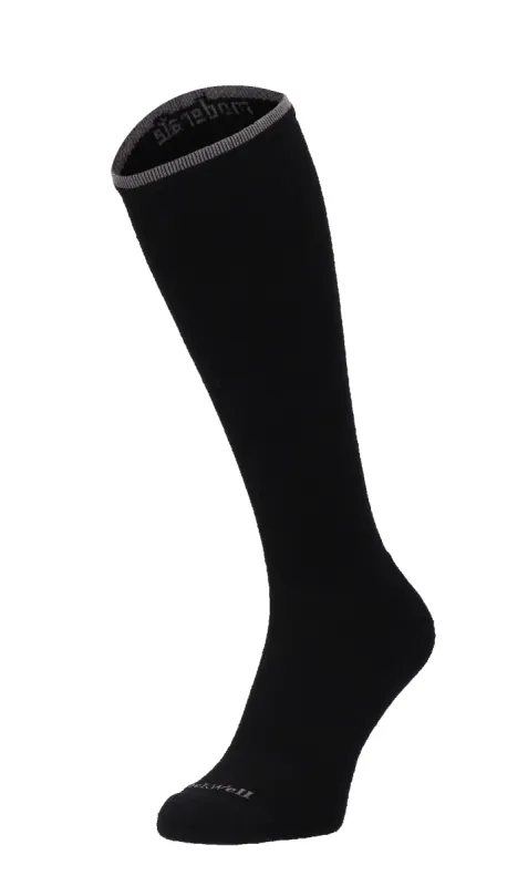 Circulator Men Moderate Compression Socks Black Solid sold by Sockwell