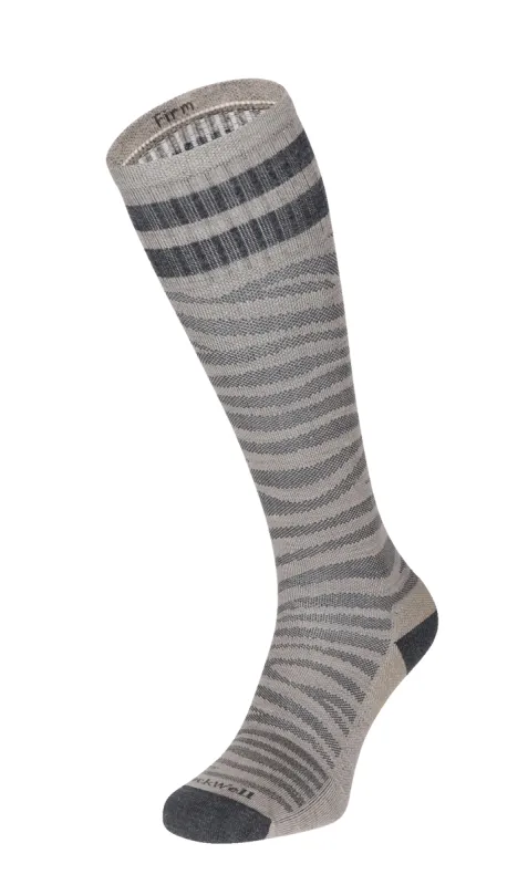 Tigress Women Firm Compression Socks Putty sold by Sockwell