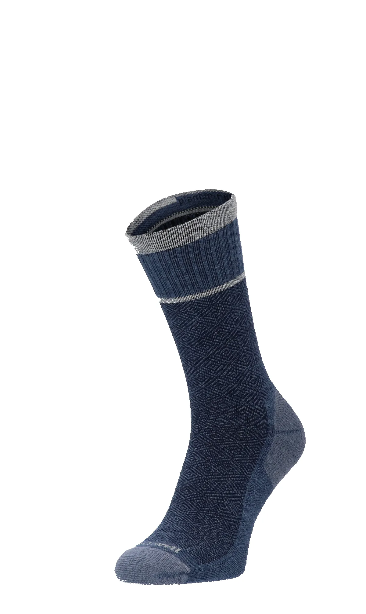 Plantar Cush Crew Men Heel Spur Socks Denim sold by Sockwell