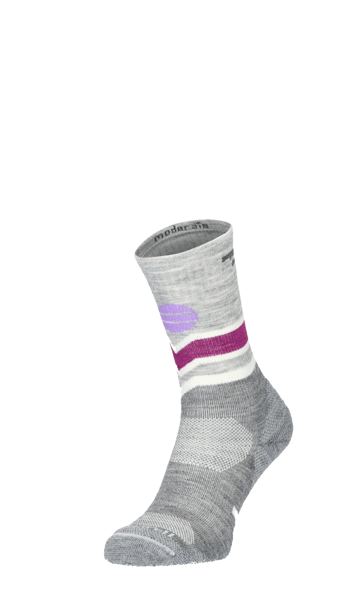 Mountain Beat Crew Women Compression Hiking Socks Grey sold by Sockwell