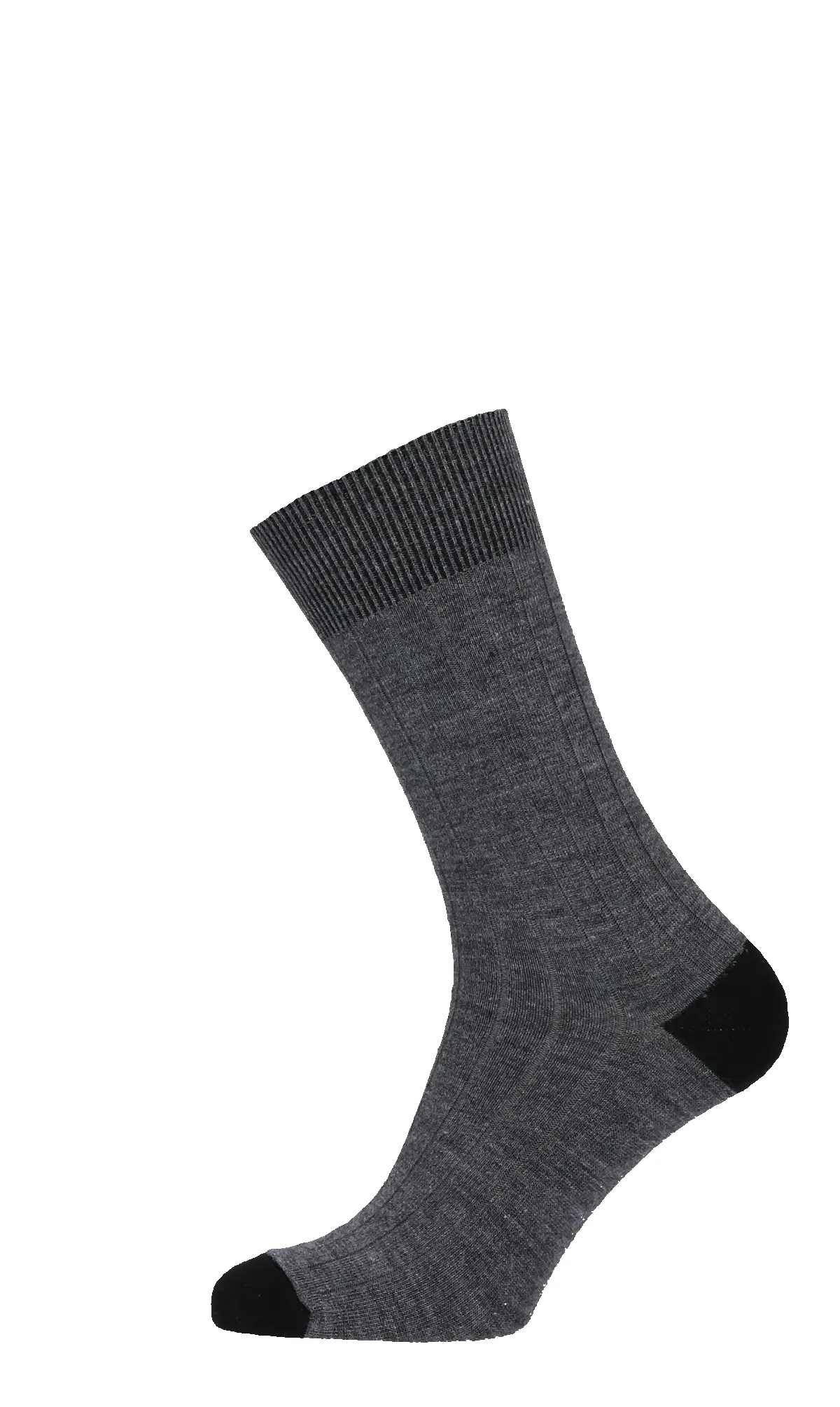 Chelsea Rib Men’s Socks Charcoal sold by Sockwell product image thumbnail 3