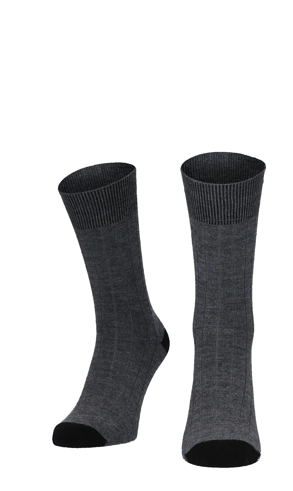 Chelsea Rib Men’s Socks Charcoal sold by Sockwell product image thumbnail 2