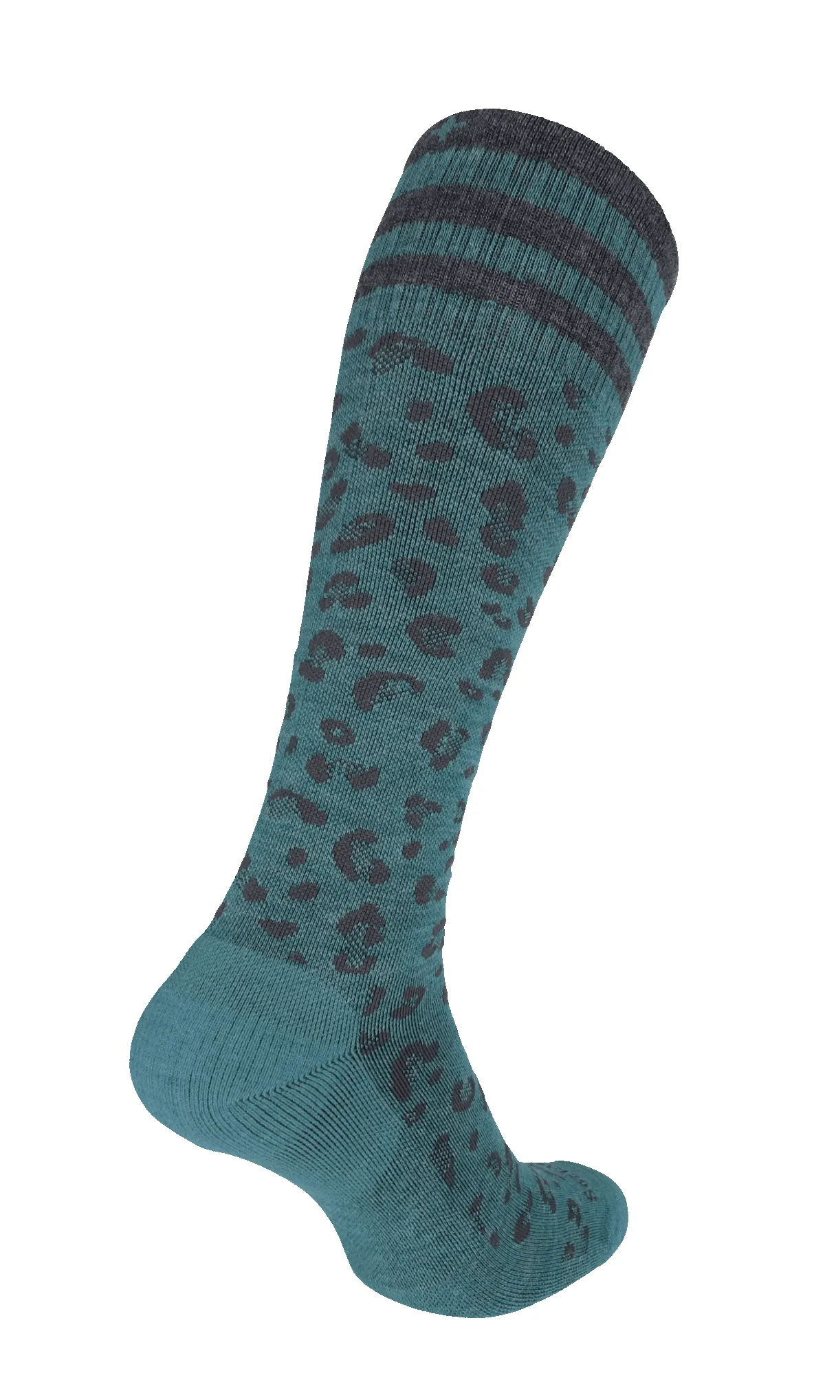Leopard Women Moderate Compression Socks Mineral sold by Sockwell product image thumbnail 4