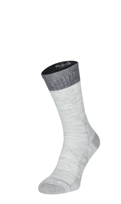 Elevate Crew Men Compression Sports Socks Lt Grey sold by Sockwell