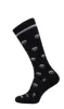 Smiley Women Moderate Compression Socks Black sold by Sockwell