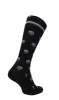Smiley Women Moderate Compression Socks Black sold by Sockwell