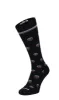 Smiley Women Moderate Compression Socks Black sold by Sockwell