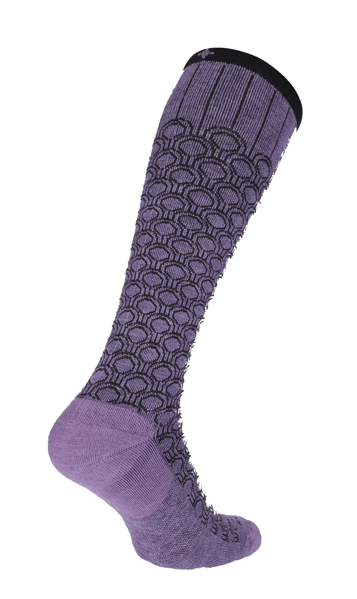 Deco Dot Women Moderate Compression Socks Plum sold by Sockwell product image thumbnail 4