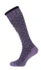 Deco Dot Women Moderate Compression Socks Plum sold by Sockwell